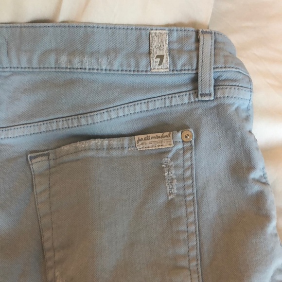 7 for all mankind denim shorts - Picture 3 of 3